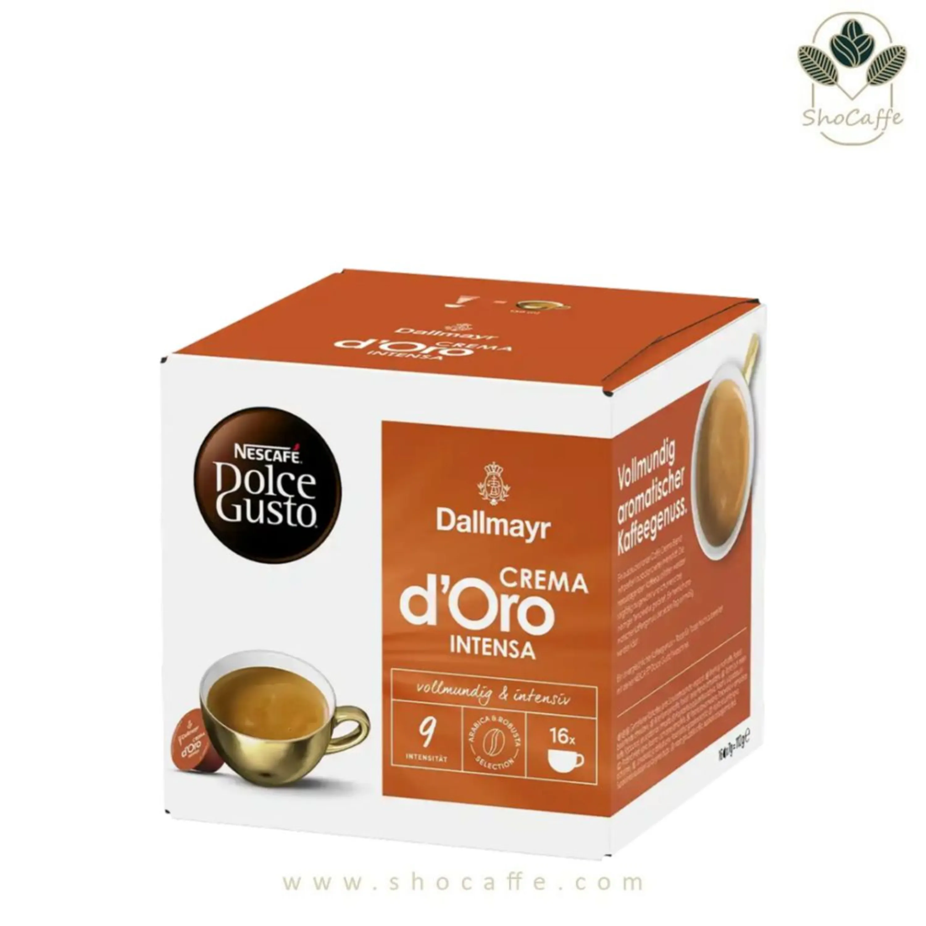 کپسول قهوه دولچه گوستو مدل دالمایر اینتنسو Dallmayr Crema D’oro Intensa